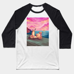 Sunset to the West Baseball T-Shirt